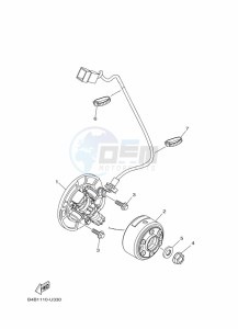 YZ85LW YZ80 (B0GL) drawing GENERATOR