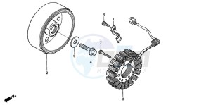 CBF600S drawing GENERATOR