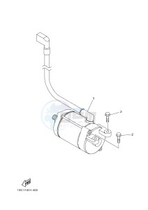 YFM300 RAPTOR 300 (1SC6 1SC7 1SC5) drawing STARTING MOTOR