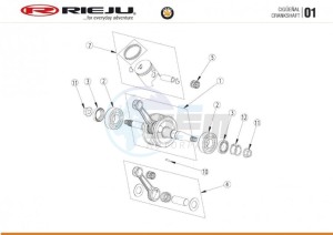 BYE-BIKE-25-KM-H-EURO4-HOLLAND-WHITE drawing CRANKSHAFT