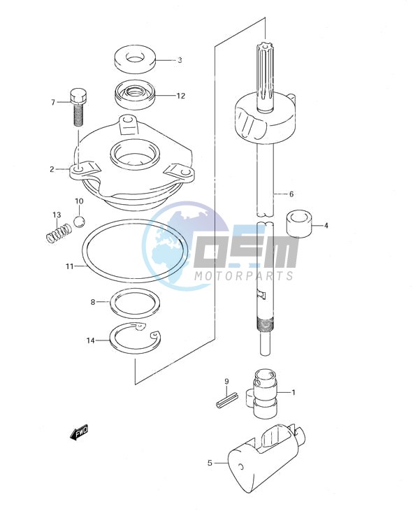 Clutch Rod (S/N 680685 & Older)