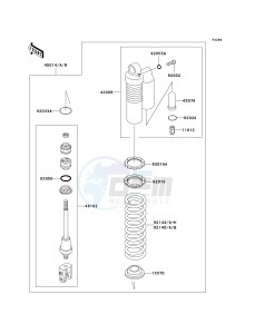 KX 85 A [KX85 MONSTER ENERGY] (A6F - A9FA) A7F drawing SHOCK ABSORBER-- S- -