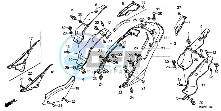 SEAT COWL/SIDE COVER