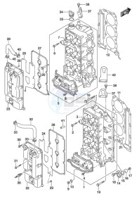 DF 250 drawing Cylinder Head