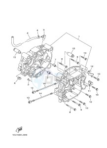 T110C (40BB) drawing CRANKCASE