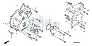 CB1300SA9 Australia - (U / ABS BCT MME TWO) drawing LEFT CRANKCASE COVER