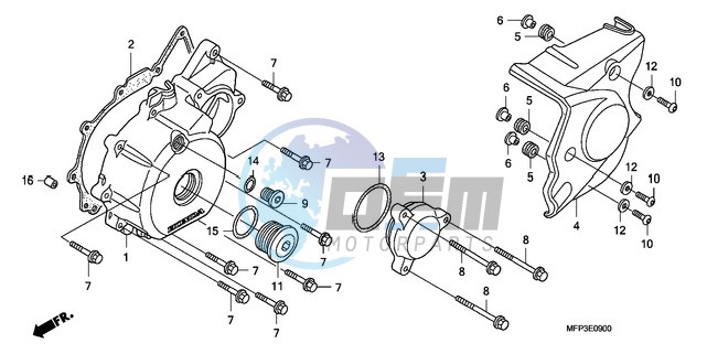 LEFT CRANKCASE COVER