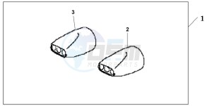 GL18009 E / MKH drawing OVAL TAIL EXHAUST FINISHER