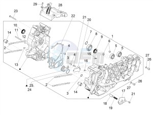 MEDLEY 125 4T IE ABS E4 2020 (EMEA) drawing Crankcase