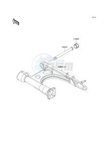 VN 1500 B [VULCAN 88 SE] (B1-B3) N7F drawing SWINGARM