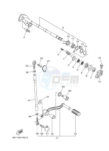 MTN1000 MT-10 MT-10 (B677) drawing SHIFT SHAFT