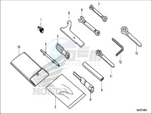 CBR500RAH CBR500R ED drawing TOOL