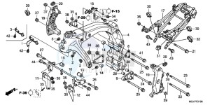 CBR600FB drawing FRAME BODY