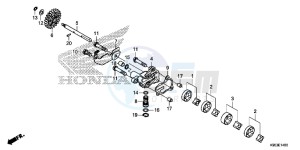 CRF250R Europe Direct - (ED) drawing OIL PUMP