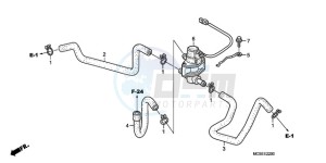 ST13009 Europe Direct - (ED / MME) drawing AIR INJECTION CONTROL VALVE