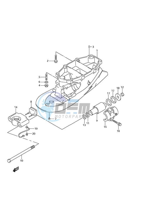 Drive Shaft Housing (DF 250S)