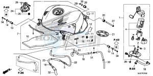 CBR650F 2ED - (2ED) drawing FUEL TANK