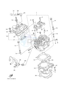 YFZ450R YFZ45YSXJ (BW29) drawing CYLINDER