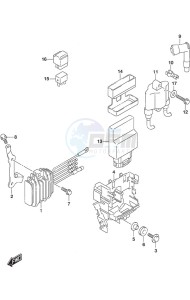 DF 20A drawing Rectifier/Ignition Coil Non-Remote Control