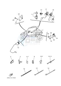 YXZ1000 YXZ10YMSJ (2HCK) drawing ELECTRICAL 3