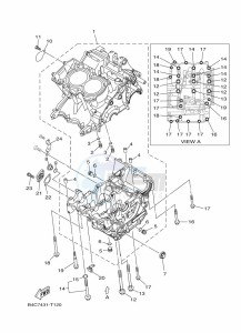 MT-07 ABS MTN690-U (B8M2) drawing CRANKCASE