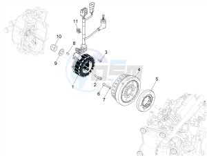 GTV 300 HPE SEI GIORNI IE E4 ABS (APAC) drawing Flywheel magneto