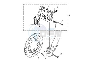 TT S 600 drawing FRONT BRAKE CALIPER