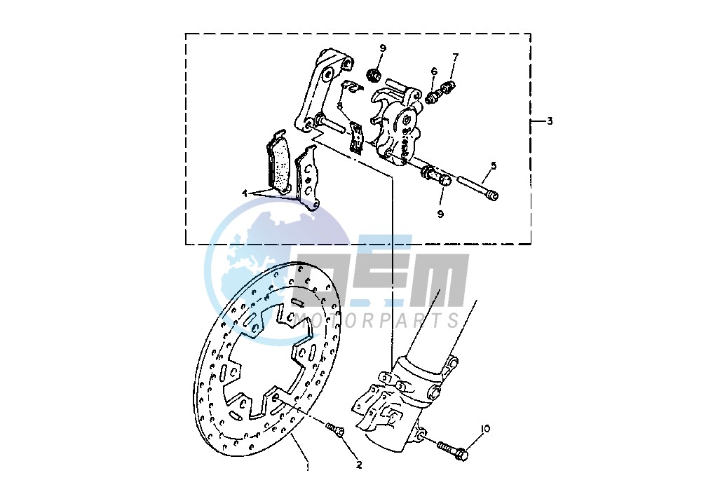 FRONT BRAKE CALIPER