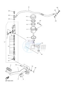 FZ8-S FZ8 FAZER 800 (42PD 42PF) drawing REAR MASTER CYLINDER