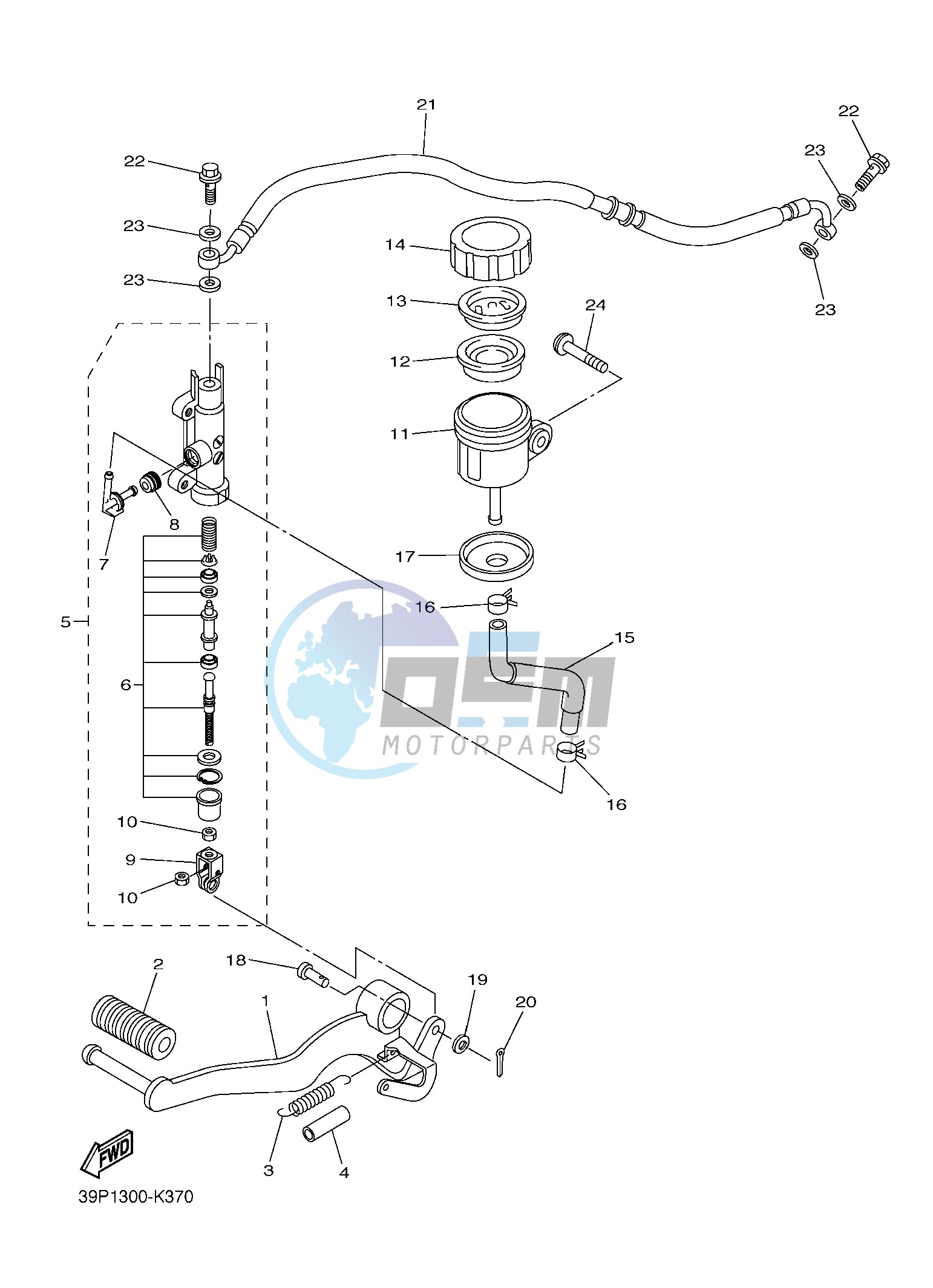 REAR MASTER CYLINDER