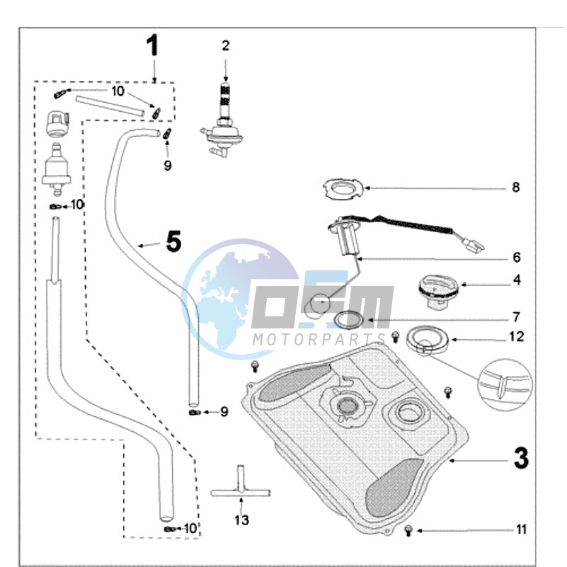 FUEL TANK WIDE - FUEL PUMP