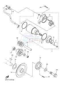 XVS1300A XVS1300A UBS MIDNIGHT STAR (1CS8) drawing STARTER