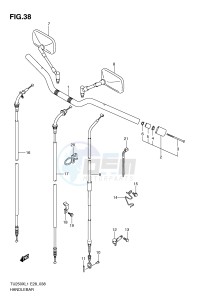 TU250X (E28) drawing HANDLEBAR