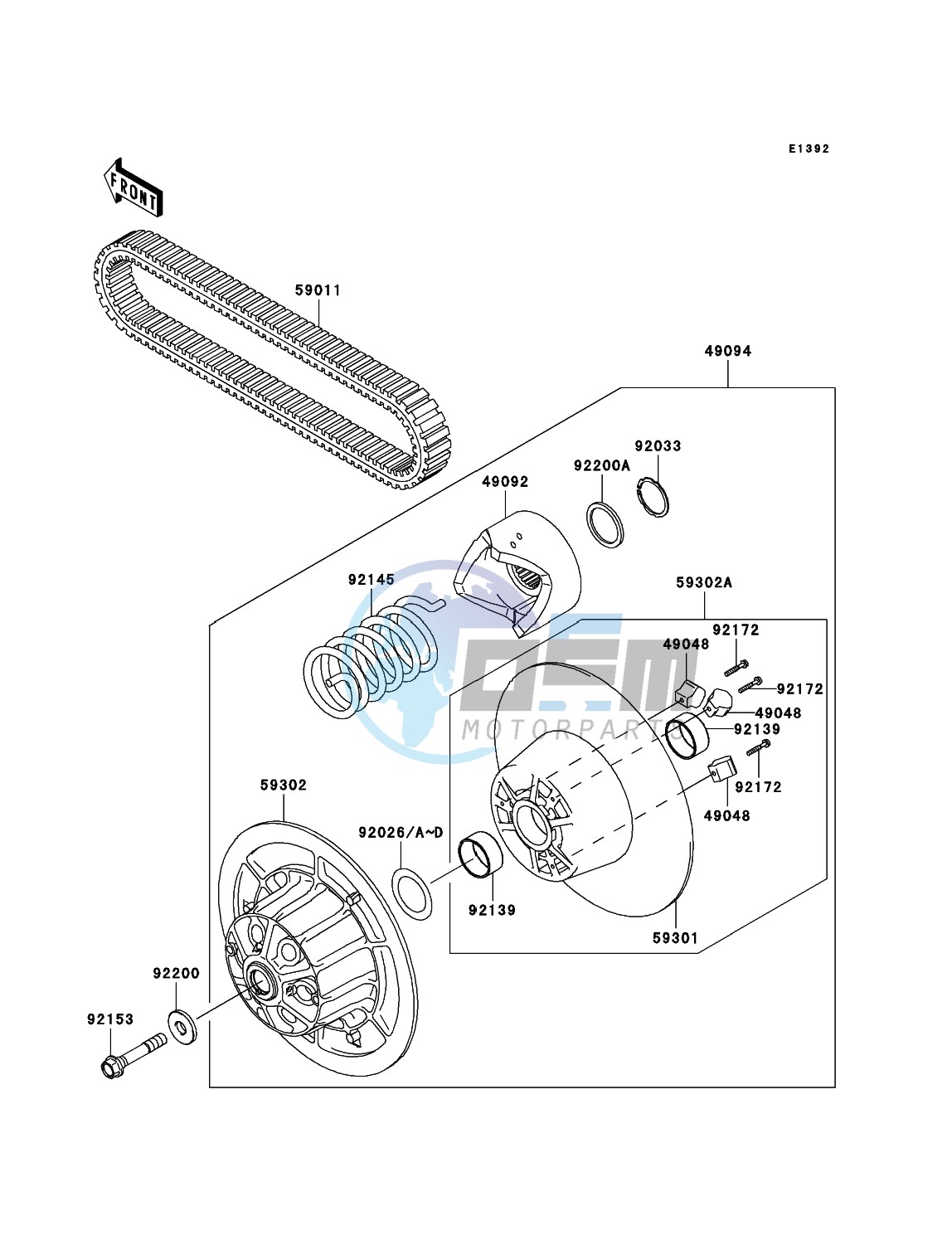 Driven Converter/Drive Belt