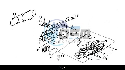 L. CRANK CASE COVER