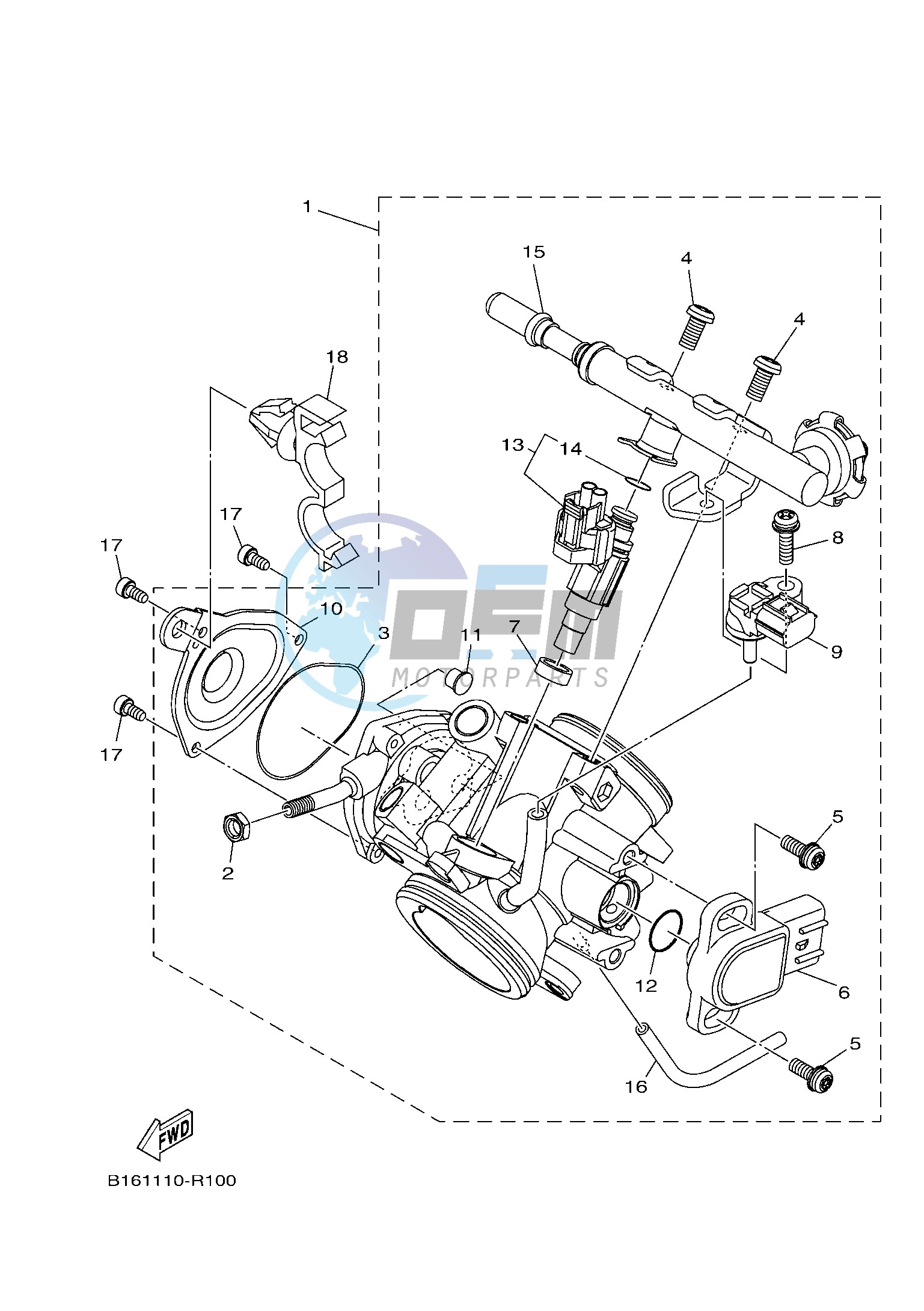 THROTTLE BODY ASSY 1