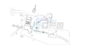 RAMBLA-250 2VER - 125 CC VTRA1B E3 2VER drawing REAR MASTER CYLINDER