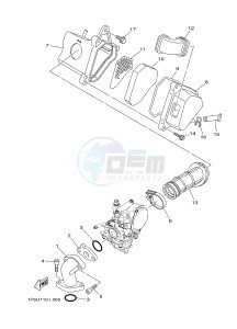 TT-R50E TT-R50 (2CJP) drawing INTAKE