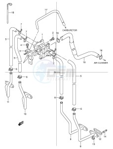 GSF600 (E2) Bandit drawing SECOND AIR