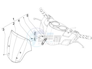 Carnaby 250 4t ie e3 drawing Windshield