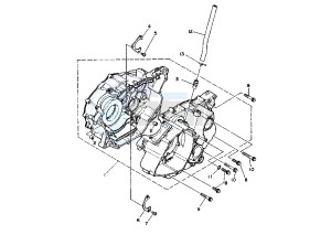 ATV 350 drawing CRANKCASE