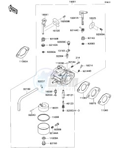 KAF 540 C [MULE 2010] (C1) [MULE 2010] drawing CARBURETOR