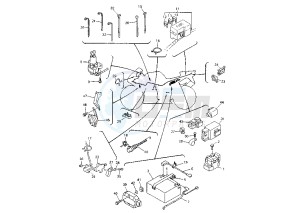 YZF R1 1000 drawing BATTERY