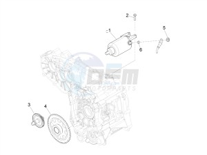 MP3 300 HPE (EMEA, APAC) drawing Stater - Electric starter