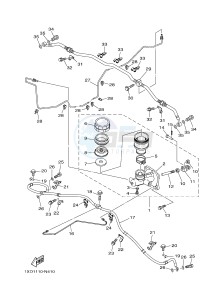 YXM700E YXM700PE YXM700PE (1XP4) drawing MASTER CYLINDER