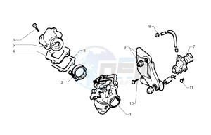 Ark LC Black 50 drawing Oil pump - Carburettor