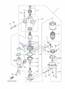 FL250HETX drawing STARTER-MOTOR