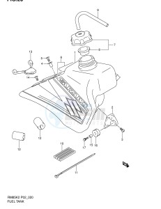 RM85 (P2) drawing FUEL TANK