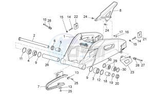 Tuono V4 1100 Factory (USA-CND) USA-CND drawing Swing arm