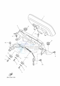 YZF125-A YZF-R125 (BNU1) drawing METER